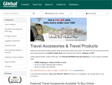 Tablet Screenshot of globaltravelproducts.com.au